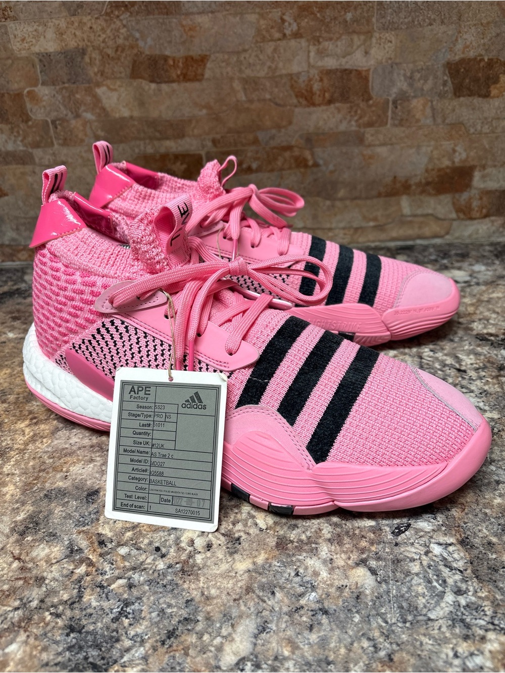 Adidas SAMPLE Trae Young 2 "Pink Trap House" Size 12.5